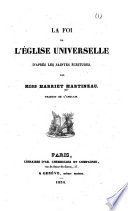 Cover of La foi de l'église universelle d'après les saintes écritures