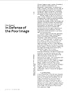 Cover of In Defense of the Poor Image