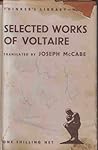 Cover of Selected Works of Voltaire