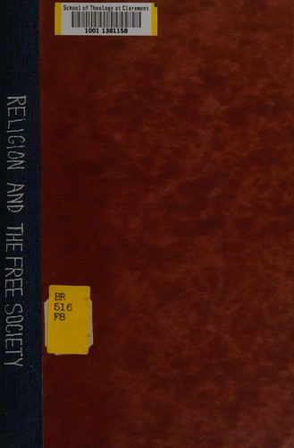 Cover of Religion and the free society
