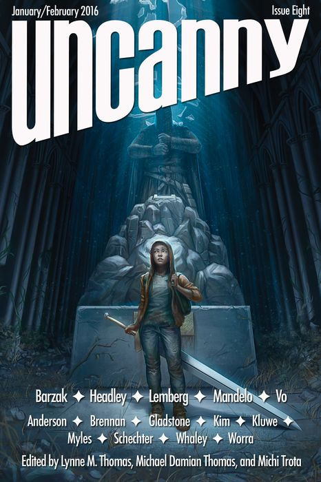 Cover of Uncanny Magazine Issue 8: January/February 2016