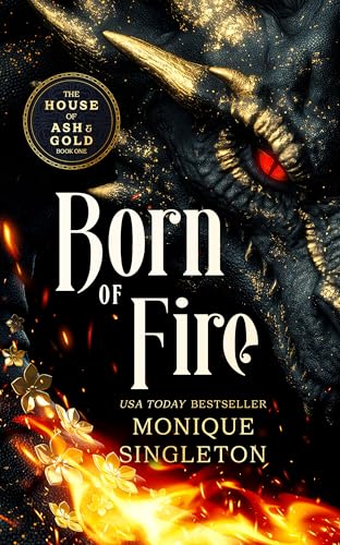 Cover of Born of Fire: A Dark Dragon Rider Romantasy