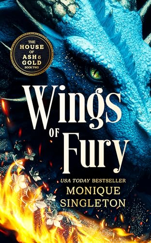 Cover of Wings of Fury: A Dark Dragon Rider Romantasy
