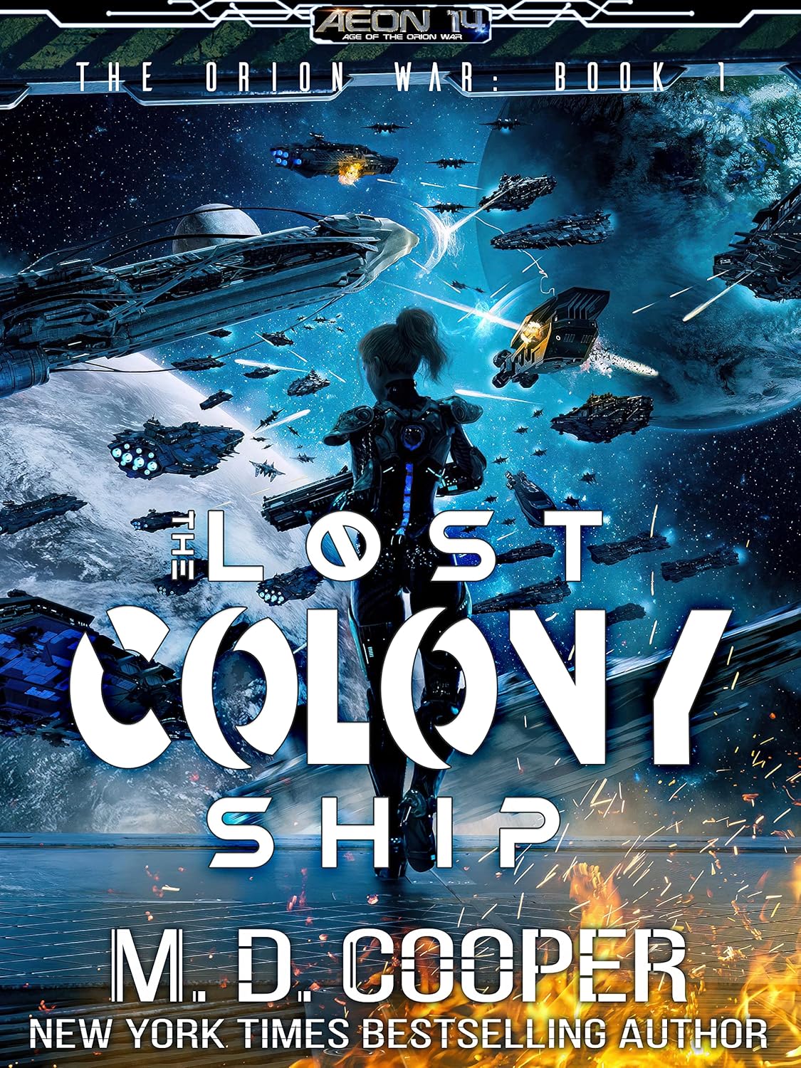 Cover of The Lost Colony Ship: A Wild Military Science Fiction Adventure - Previously Published as Destiny Lost