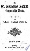 Cover of Des C. Cornelius Tacitus sämmtliche Werke
