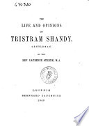 Cover of The Life and Opinions of Tristam Shandy, Gentleman by the Rev. Laurence Sterne