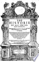 Cover of The Historie of All the Romance Emperors, Beginning with Caius Julius Cæsar, and Successiuely Ending with Rodulph the Second Now Raigning ... Englished by W. T(raheron).