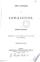 Cover of Two letters on cow-keeping