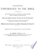 Cover of Analytical Concordance to the Bible on an Entirely New Plan