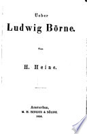 Cover of HEINRICH HEINE'S SAMMTLICHE WERKE. FUNFZEHNTER BAND. UEBER LUGWIG BORNE.