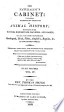 Cover of The Naturalist's Cabinet: Containing ... Sketches of Animal History, Etc