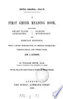 Cover of Initia Graeca, part ii. A first Greek reading book