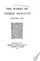 Cover of The Works of George Meredith: Lord Ormont ahd his Aminta