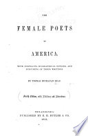 Cover of The Female Poets of America