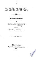 Cover of Helena ... Öfversättning från Engelskan