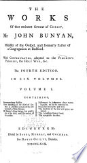 Cover of The Works of that Eminent Servant of Christ, Mr. John Bunyan ...