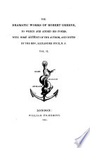 Cover of “The” Dramatic Works Of Robert Greene
