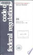 Cover of Code of Federal Regulations