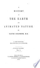 Cover of A History of the Earth and Animated Nature
