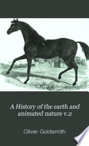 Cover of A History of the earth and animated nature v.2