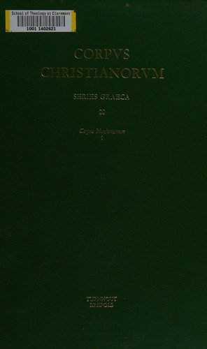 Cover of Versiones orientales, repertorium Ibericum et studia ad editiones curandas