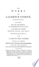 Cover of The works of Laurence Sterne ... With a life of the author written by himself