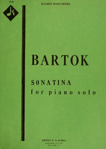 Cover of Sonatina