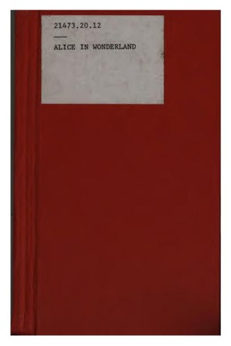 Cover of Alice in Wonderland in Five Acts