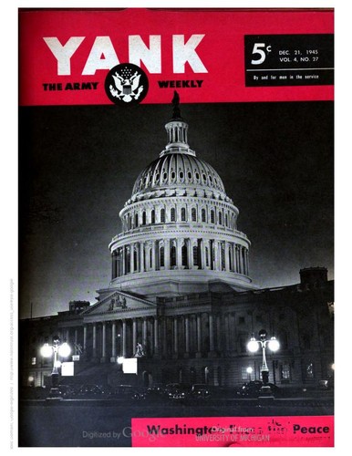 Cover of Yank, the Army Weekly