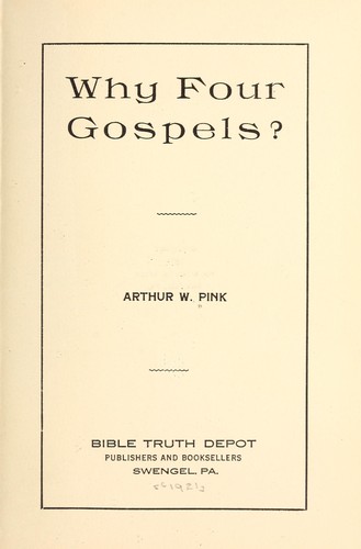 Cover of Why four gospels?