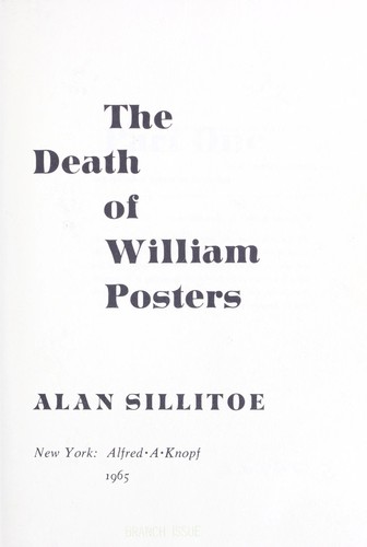 Cover of The Death of William Posters