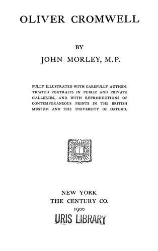 Cover of Oliver Cromwell