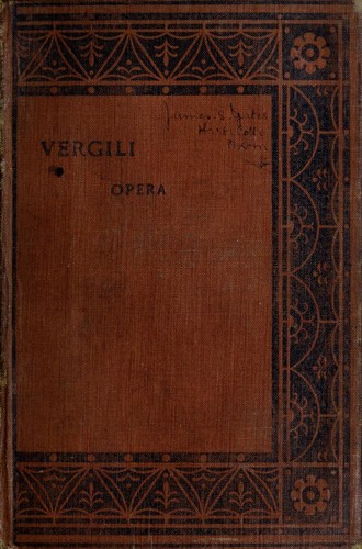Cover of P. Vergili Maronis Opera