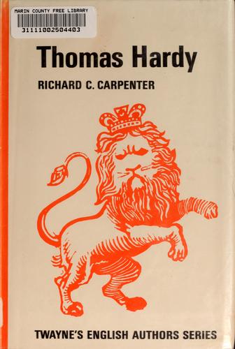 Cover of Thomas Hardy