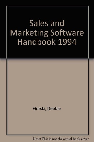 Cover of The Price Waterhouse Sales and Marketing Software Handbook