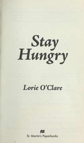 Cover of Stay hungry