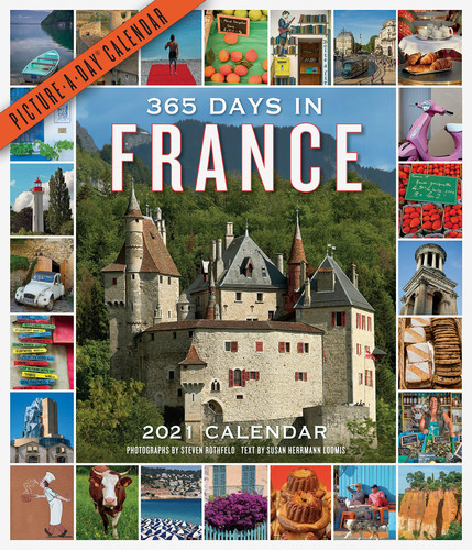 Cover of 365 Days in France Picture-A-Day Wall Calendar 2021