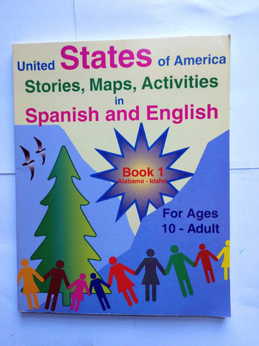 Cover of United States of America Stories, Maps, Activities in Spanish and English