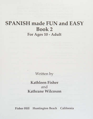 Cover of Spanish Made Fun and Easy