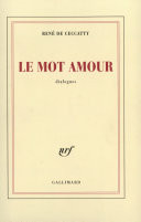 Cover of Le mot amour
