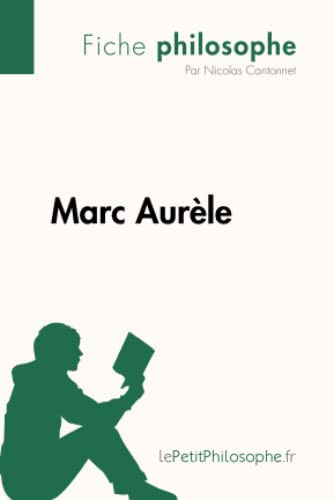 Cover of Marc Aurèle (Fiche philosophe) Comprendre la philosophie avec lePetitPhilosophe.fr