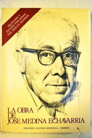 Cover of La obra de José Medina Echavarría